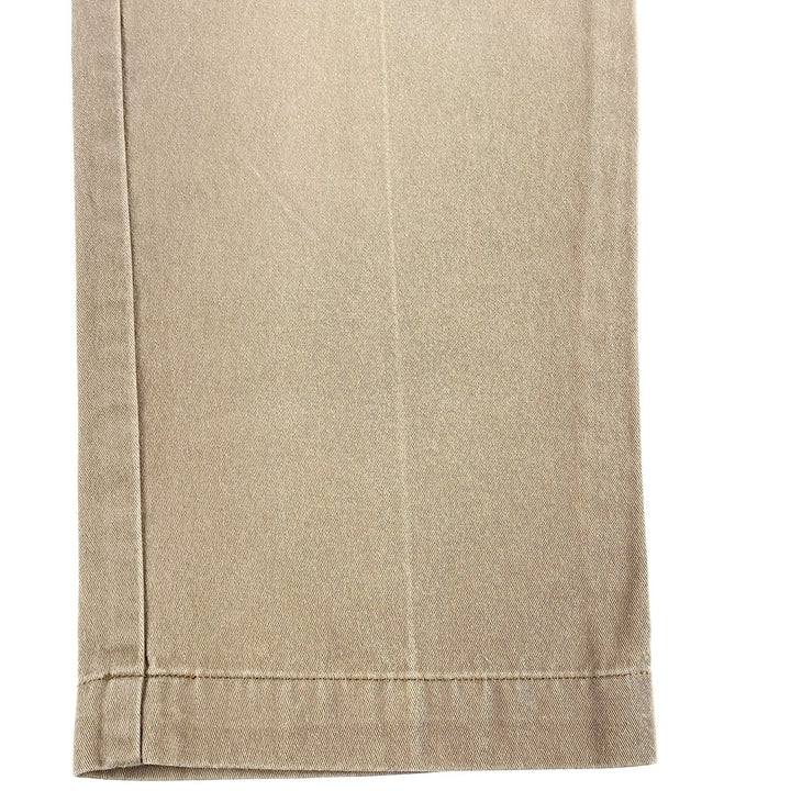 90'S Tommy Hilfiger Two-pleat Chino Pants Men's W33 Vintage cotton Khaki type Vintage Second Hand