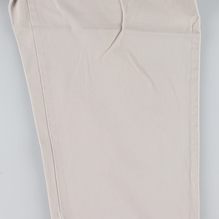 90'S Tommy Hilfiger Two-pleat Chino Pants Men's W35 Vintage cotton gray type Vintage Second Hand