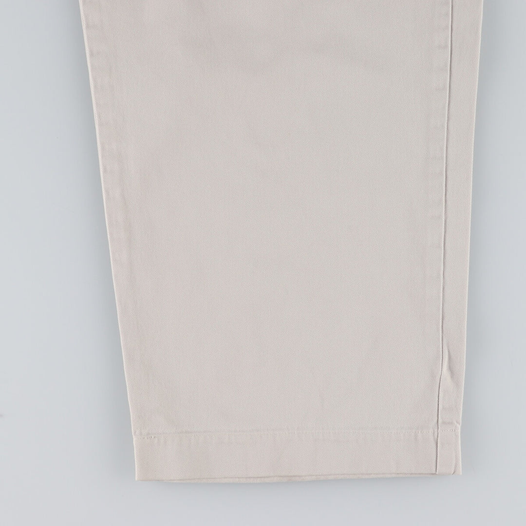 90'S Tommy Hilfiger Two-pleat Chino Pants Men's W35 Vintage cotton gray type Vintage Second Hand