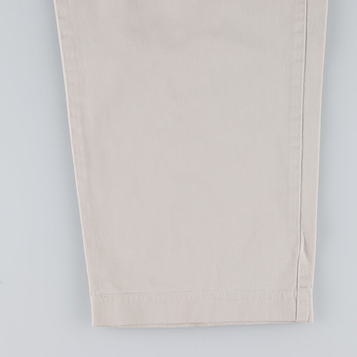 90'S Tommy Hilfiger Two-pleat Chino Pants Men's W35 Vintage cotton gray type Vintage Second Hand