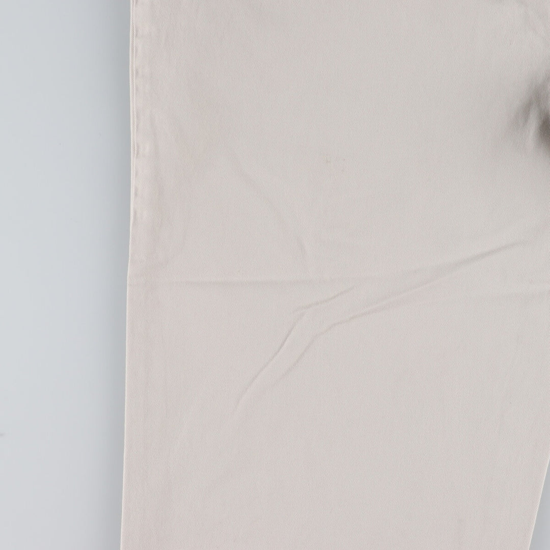 90'S Tommy Hilfiger Two-pleat Chino Pants Men's W35 Vintage cotton gray type Vintage Second Hand