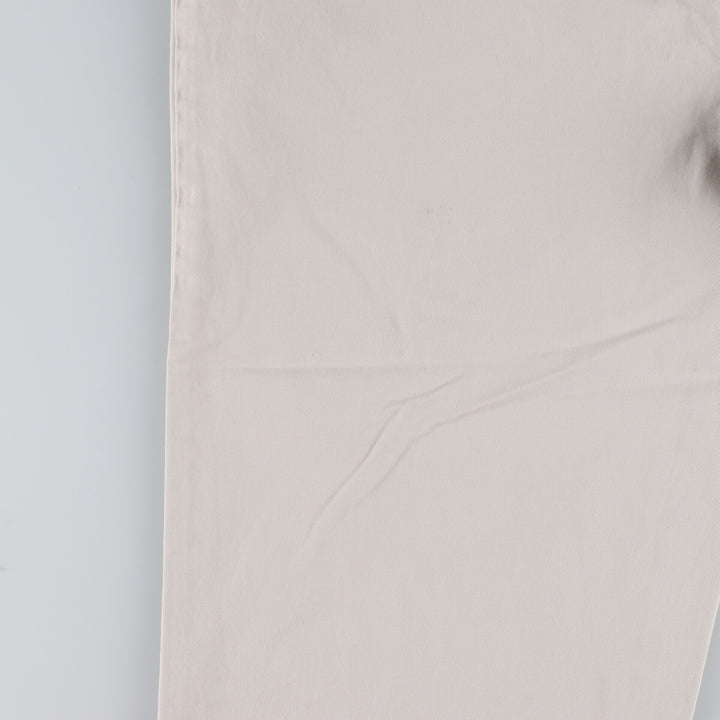 90'S Tommy Hilfiger Two-pleat Chino Pants Men's W35 Vintage cotton gray type Vintage Second Hand