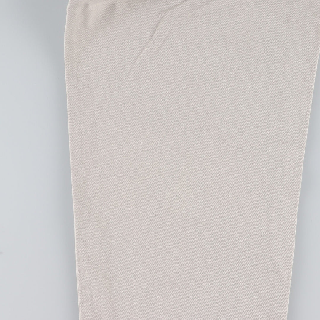 90'S Tommy Hilfiger Two-pleat Chino Pants Men's W35 Vintage cotton gray type Vintage Second Hand