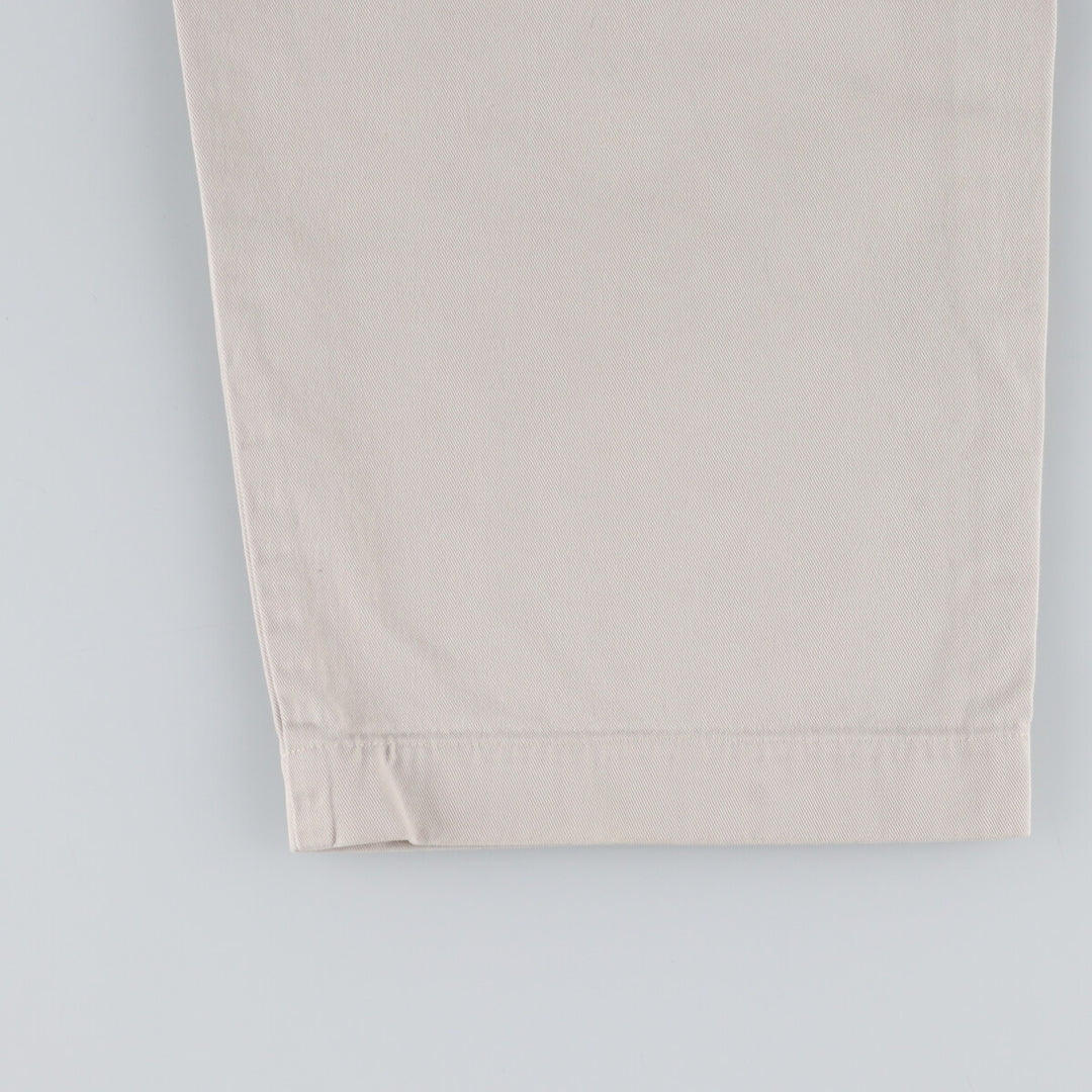 90'S Tommy Hilfiger Two-pleat Chino Pants Men's W35 Vintage cotton gray type Vintage Second Hand