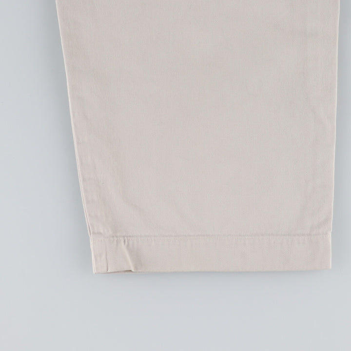 90'S Tommy Hilfiger Two-pleat Chino Pants Men's W35 Vintage cotton gray type Vintage Second Hand