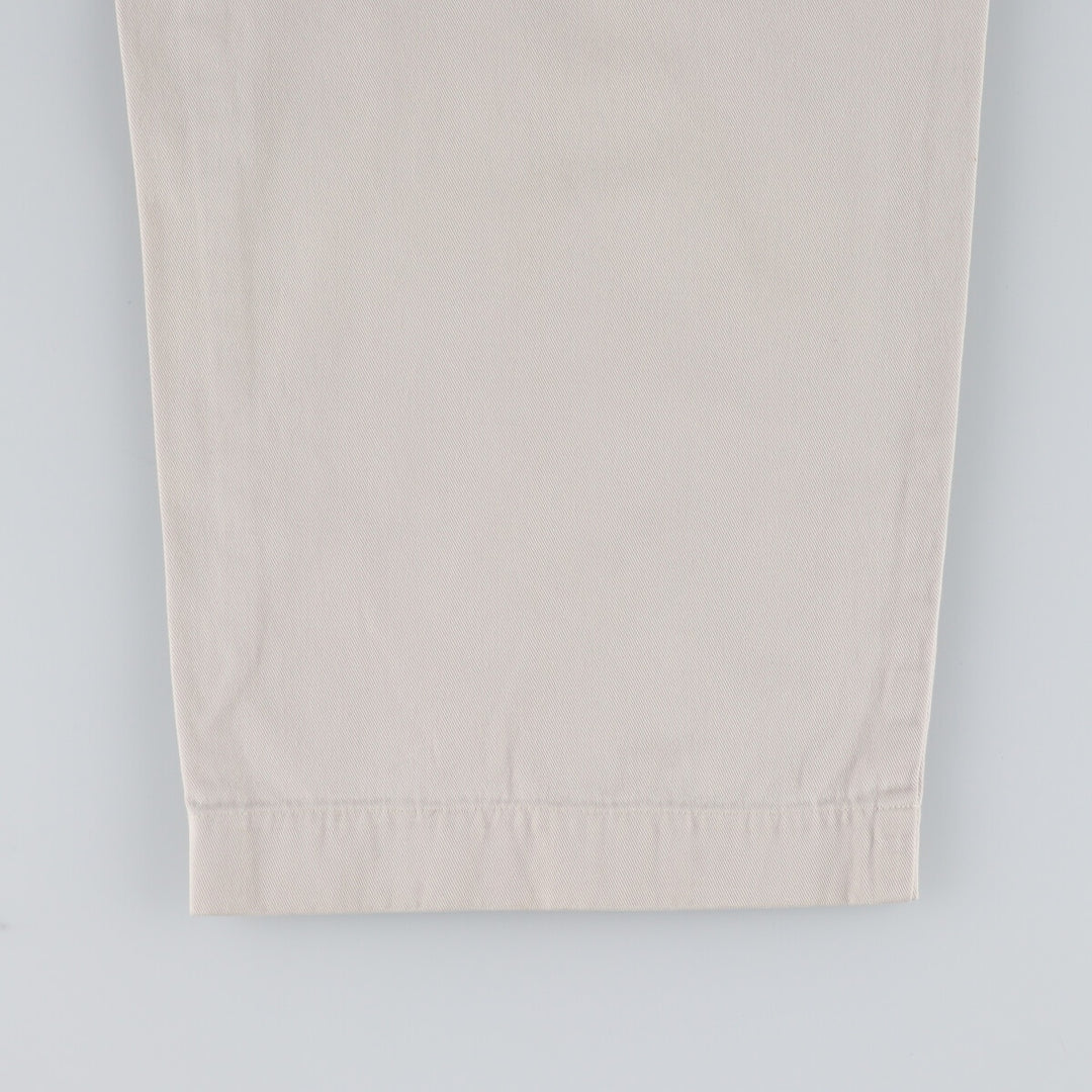 90'S Tommy Hilfiger Two-pleat Chino Pants Men's W35 Vintage cotton gray type Vintage Second Hand