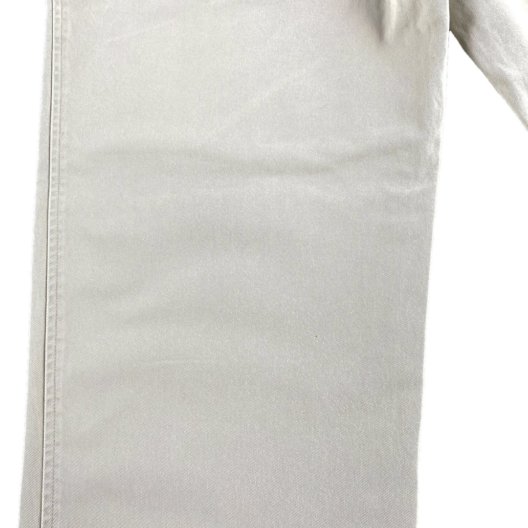 90'S Timberland WEATHERGEAR Two-pleat Chino Pants Men's W34 Vintage cotton Beige type Vintage Second Hand