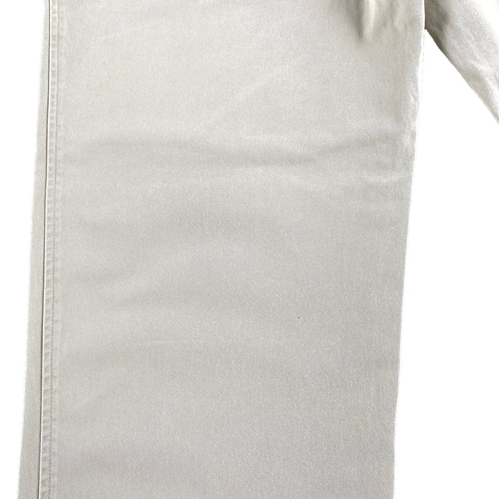 90'S Timberland WEATHERGEAR Two-pleat Chino Pants Men's W34 Vintage cotton Beige type Vintage Second Hand