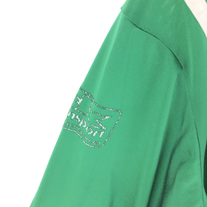 00'S adidas jersey track jacket men's size M polyester green type Vintage Second Hand