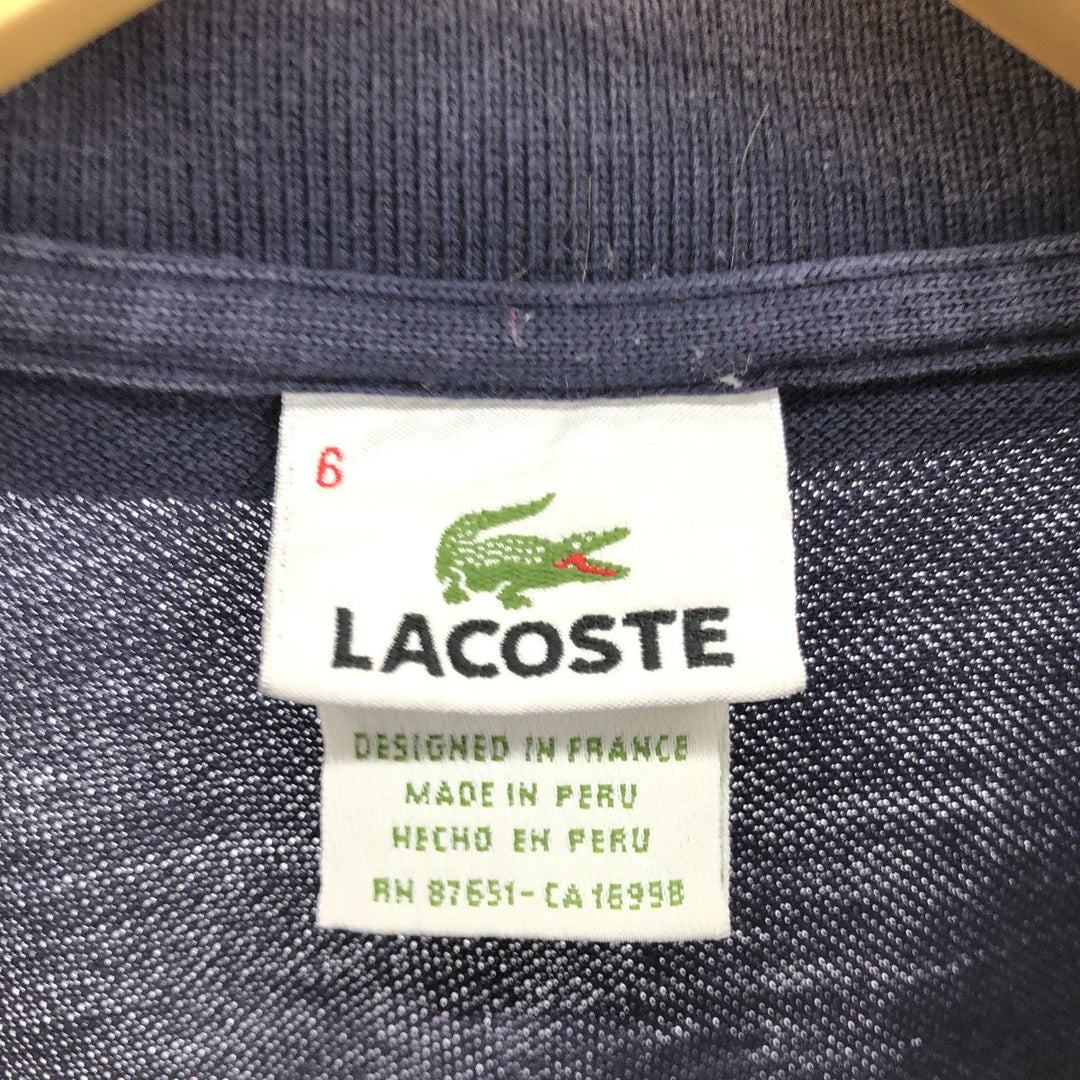 LACOSTE Short Sleeve Polo Shirt 6 Men's M /eaa460051