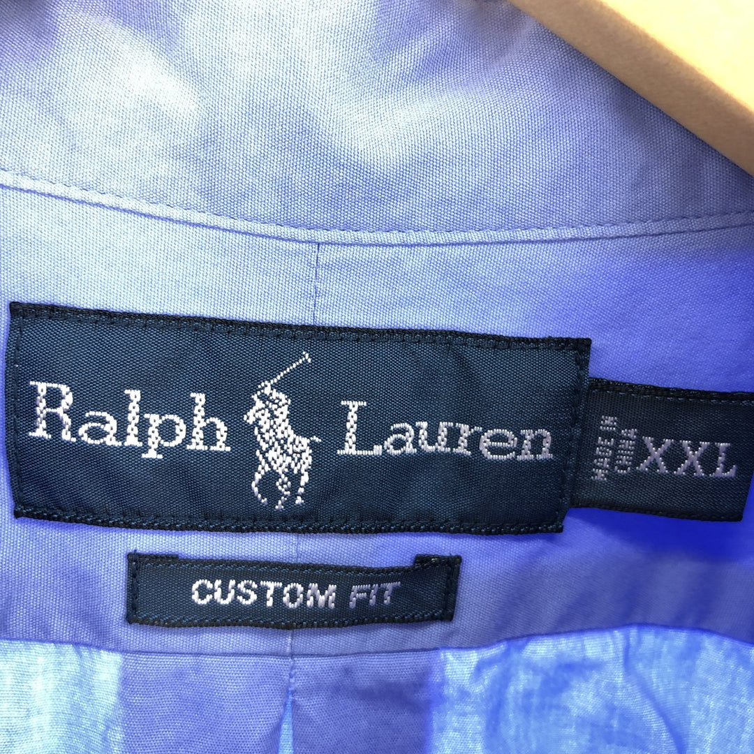 Ralph Lauren CUSTOM FIT long sleeve button down shirt for men XXL /eaa460111