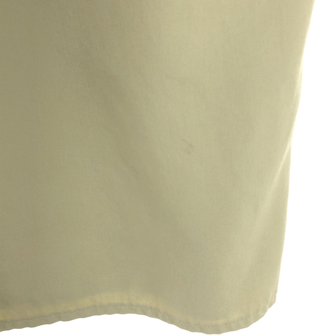 Dickies Short Sleeve Work Shirt, Men's XL polyester beige type brown Vintage Second Hand