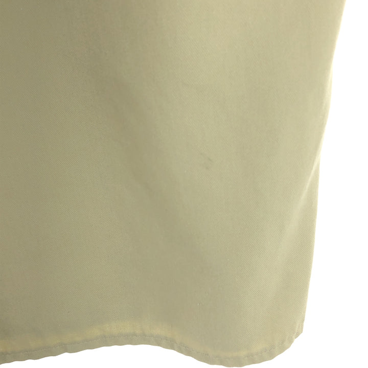 Dickies Short Sleeve Work Shirt, Men's XL polyester beige type brown Vintage Second Hand