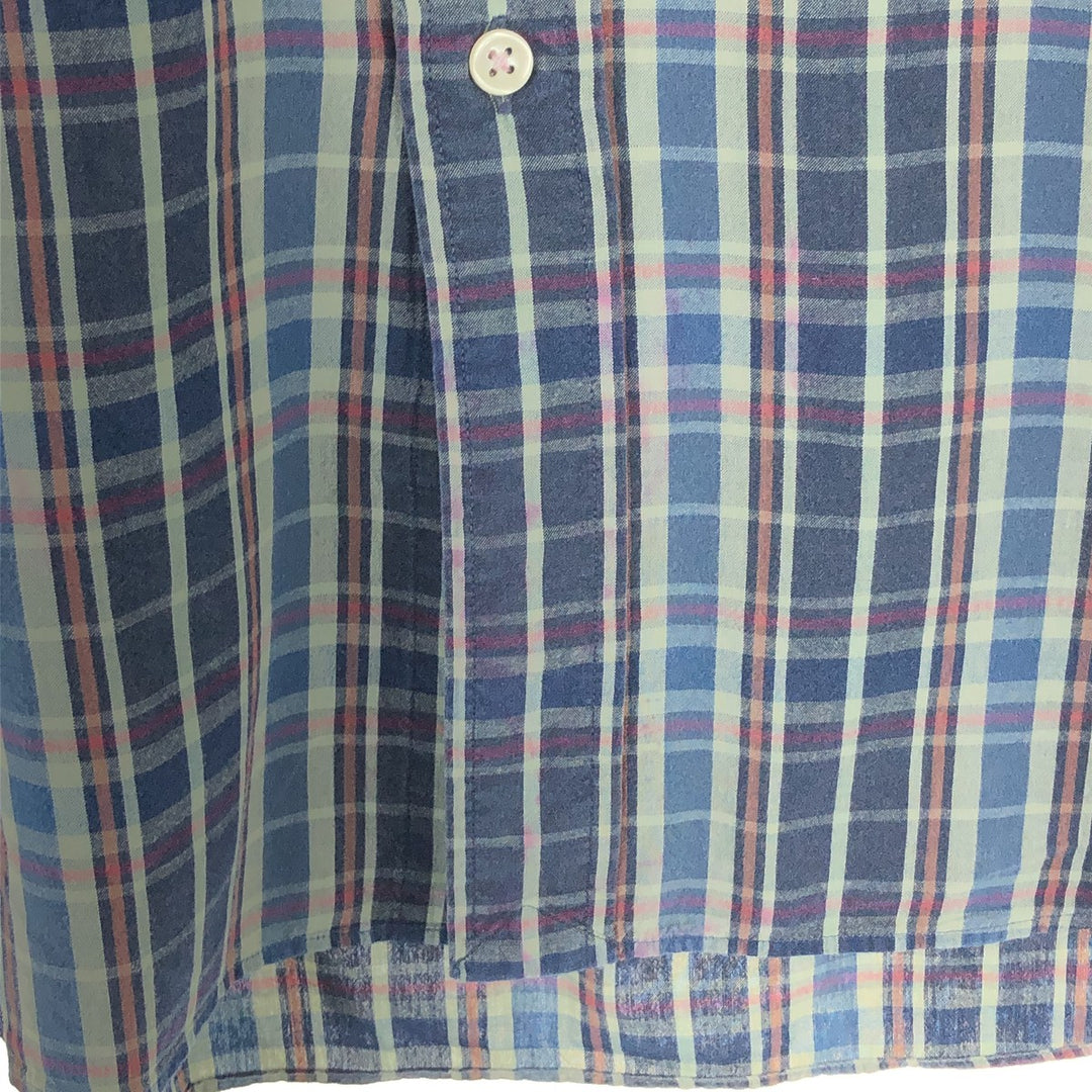 Ralph Lauren Classic Fit Short Sleeve Button Down Check Shirt Men's XL /eaa460130