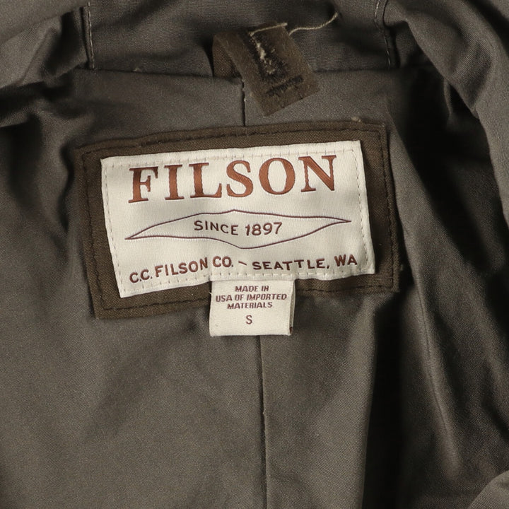 Filson Waxed Cotton Oiled Jacket Made in USA Men's S /eaa460153