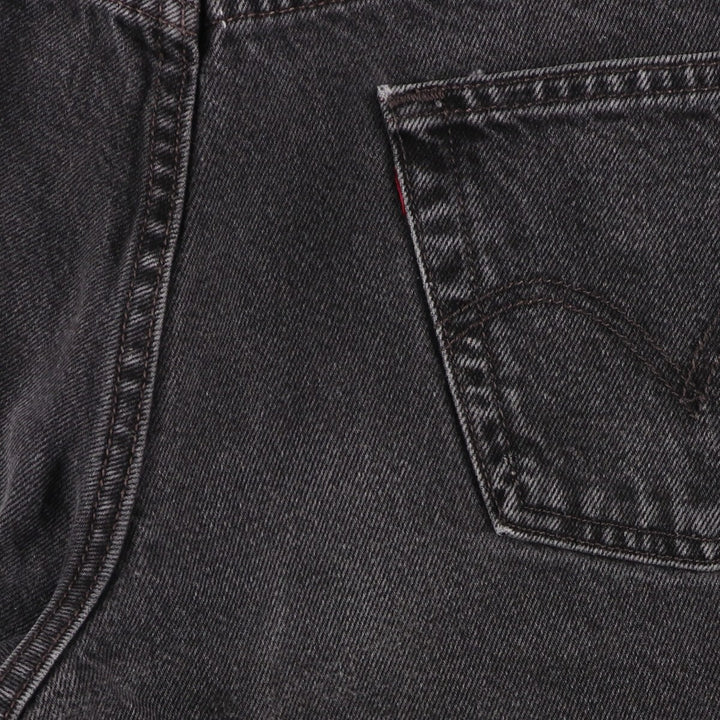 00'S Levi's 550 Relaxed Fit Black Denim Tapered Denim Pants Men's W30 equivalent / eaa460157