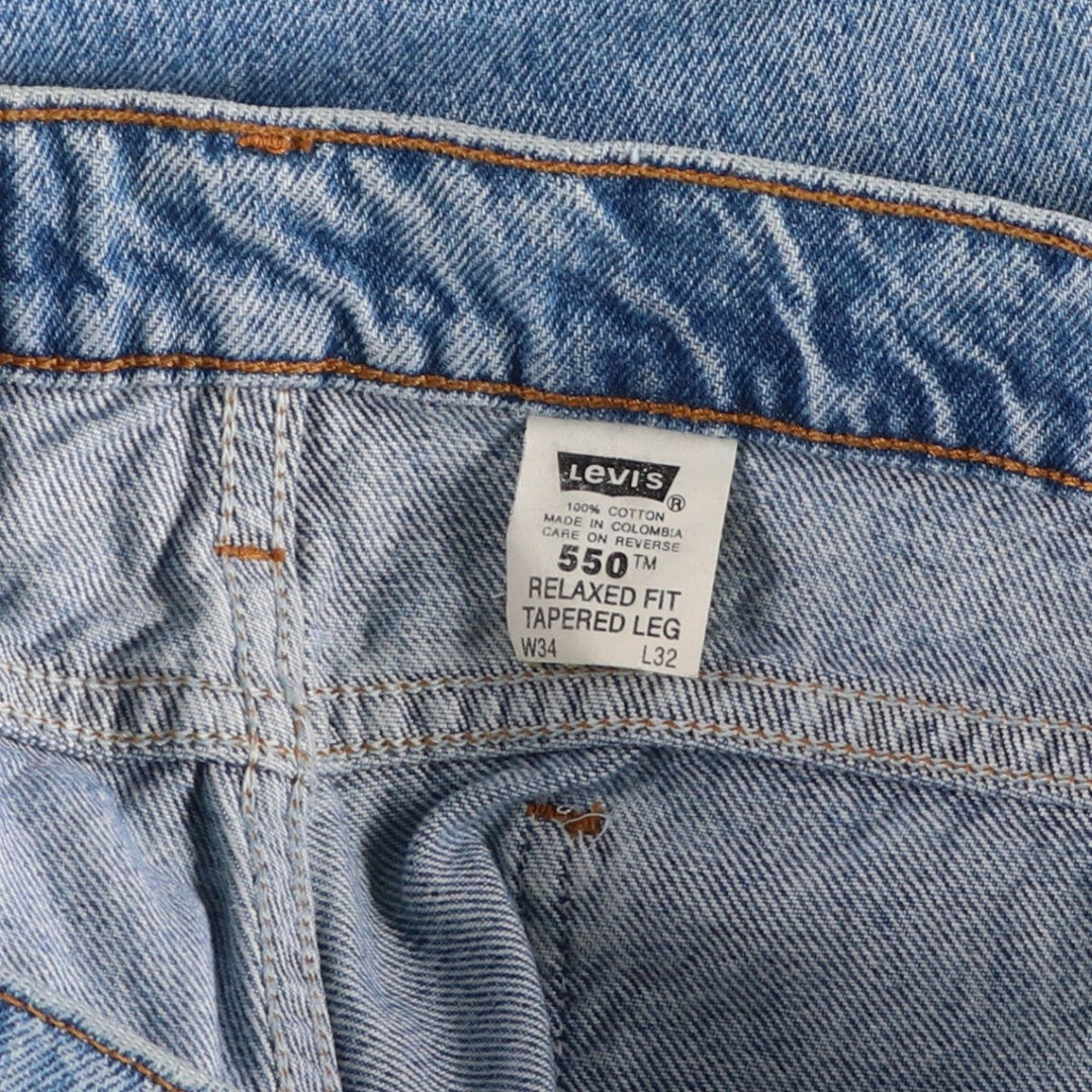 90'S Levi's 550 Relaxed Fit Tapered Leg Tapered Denim Pants Men's W32 Vintage / eaa460167