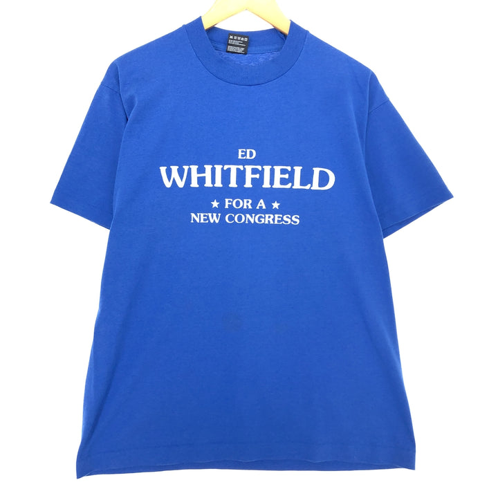 90'S Fruit of the Loom Ed Whitfierd Printed T-Shirt Made in USA Men's L Vintage /eaa460179