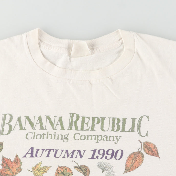 90'S Banana Republic Short Sleeve Logo T-Shirt Men's XL Vintage /eaa460233