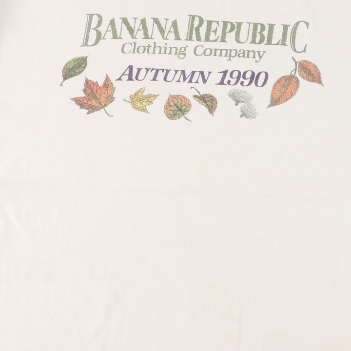 90'S Banana Republic Short Sleeve Logo T-Shirt Men's XL Vintage /eaa460233