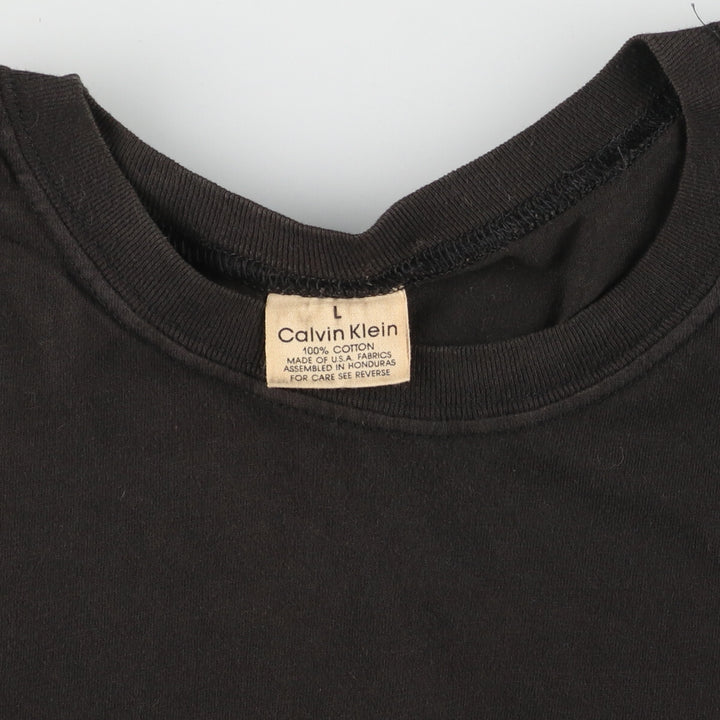 90'S Calvin Klein Plain T-shirt Men's M Vintage /eaa460238