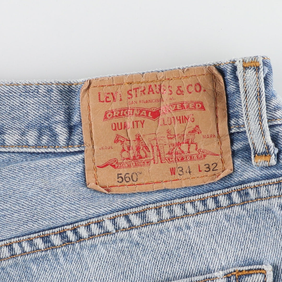 Levi's 550 tapered denim pants for men, w34 / eaa460337