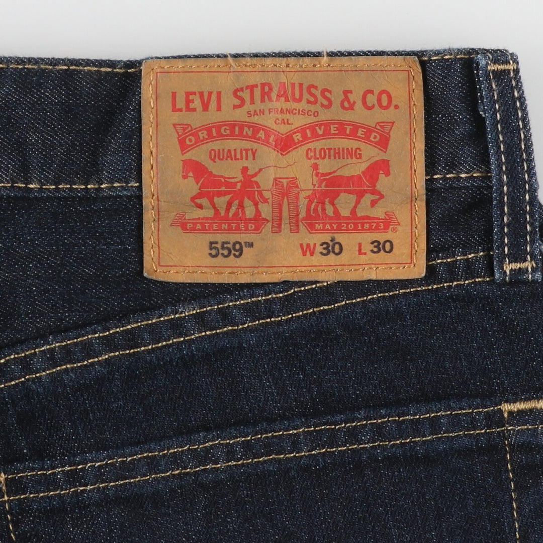 Dark navy Levi's 559 straight denim pants for men w30 /eaa460366