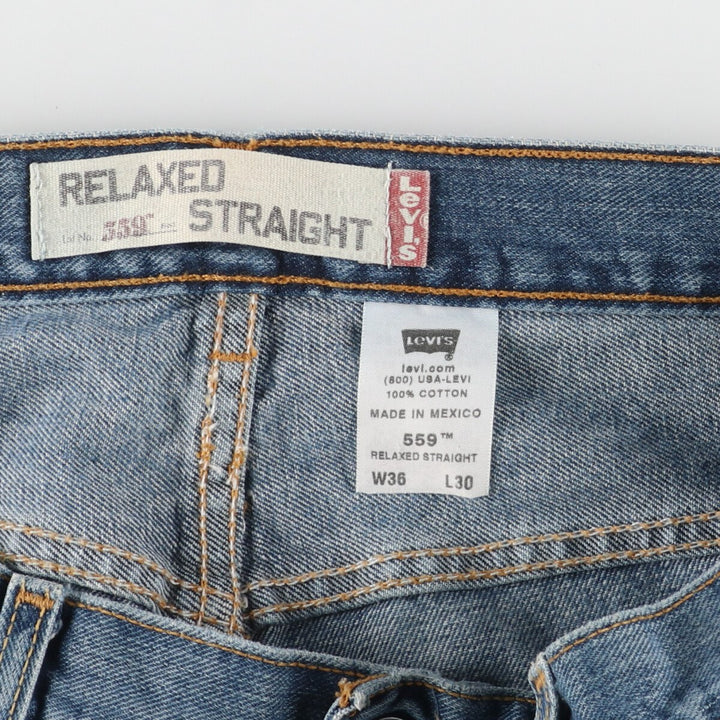 00'S Levi's 569 RELAXED STRAIGHT straight denim pants for men w35 /eaa460367