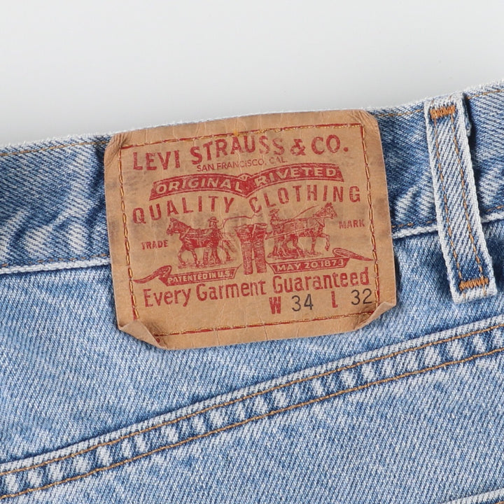 00'S Levi's 901 Relaxed Straight Leg Tapered Denim Pants Men's w34 / eaa460370