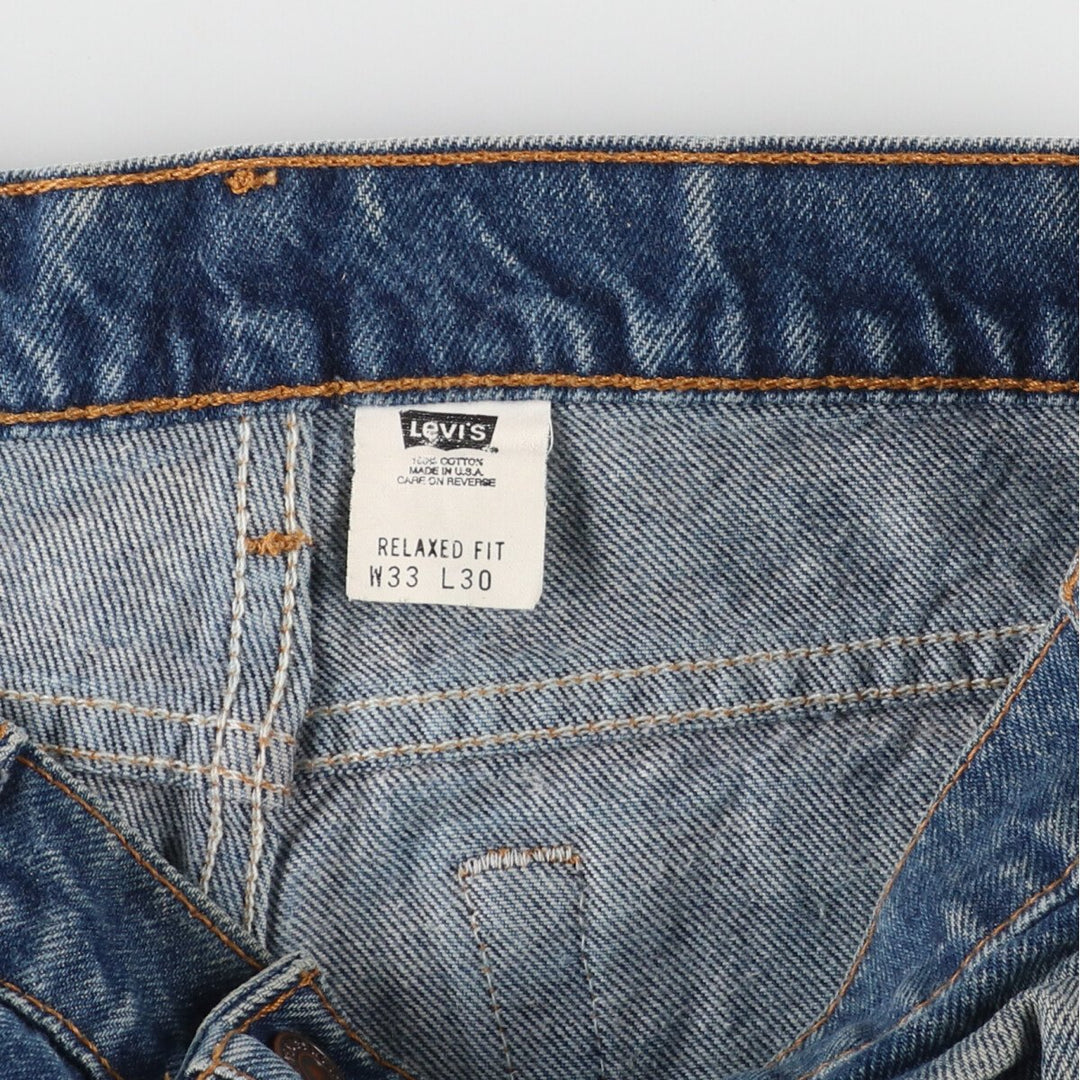 90'S Levi's 540 Relaxd Fit Tapered Denim Pants Made in USA Men's W33 Vintage /eaa460371