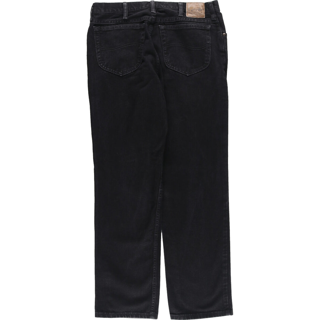 Lee REGULAR FIT Black Denim Straight Denim Pants Men's w35 /eaa460372