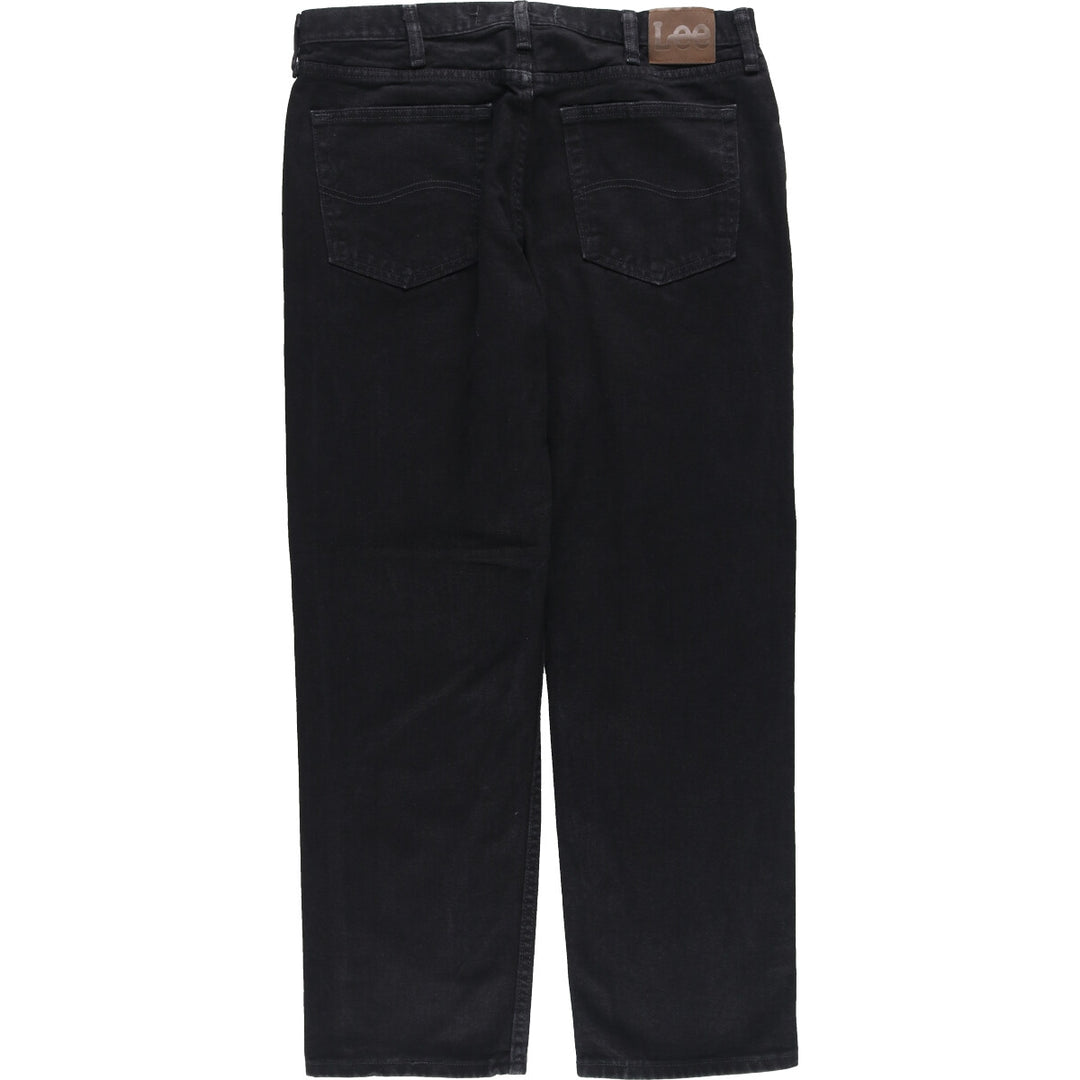 Lee REGULAR FIT Black Denim Straight Denim Pants Men's w36 cotton black type Vintage Second Hand