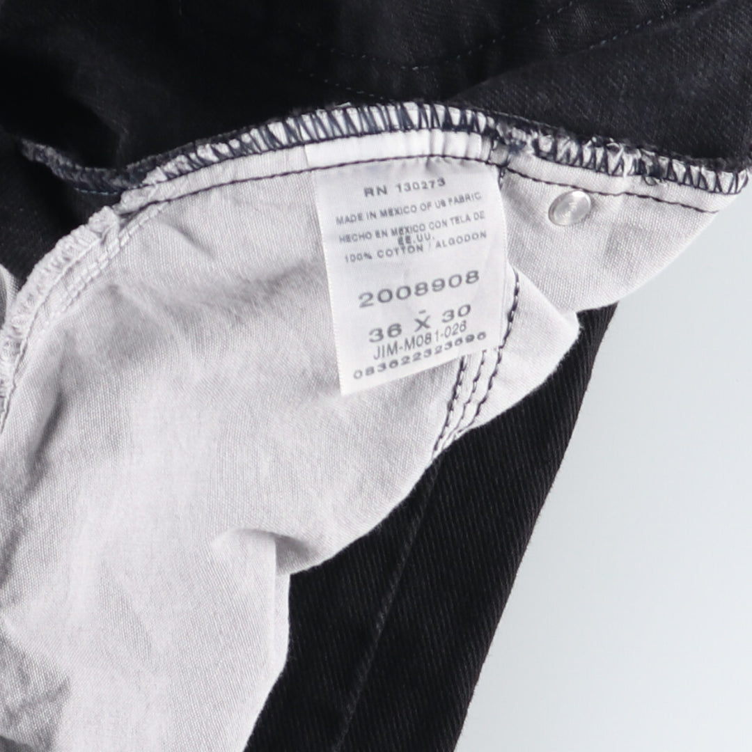 Lee REGULAR FIT Black Denim Straight Denim Pants Men's w36 cotton black type Vintage Second Hand