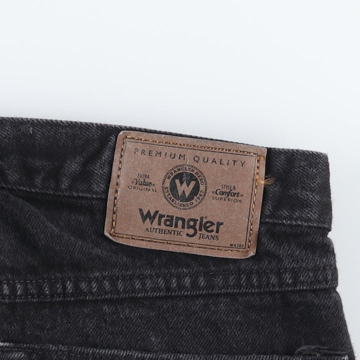 00'S Wrangler Black Denim Straight Denim Pants Men's W33 / eaa460378