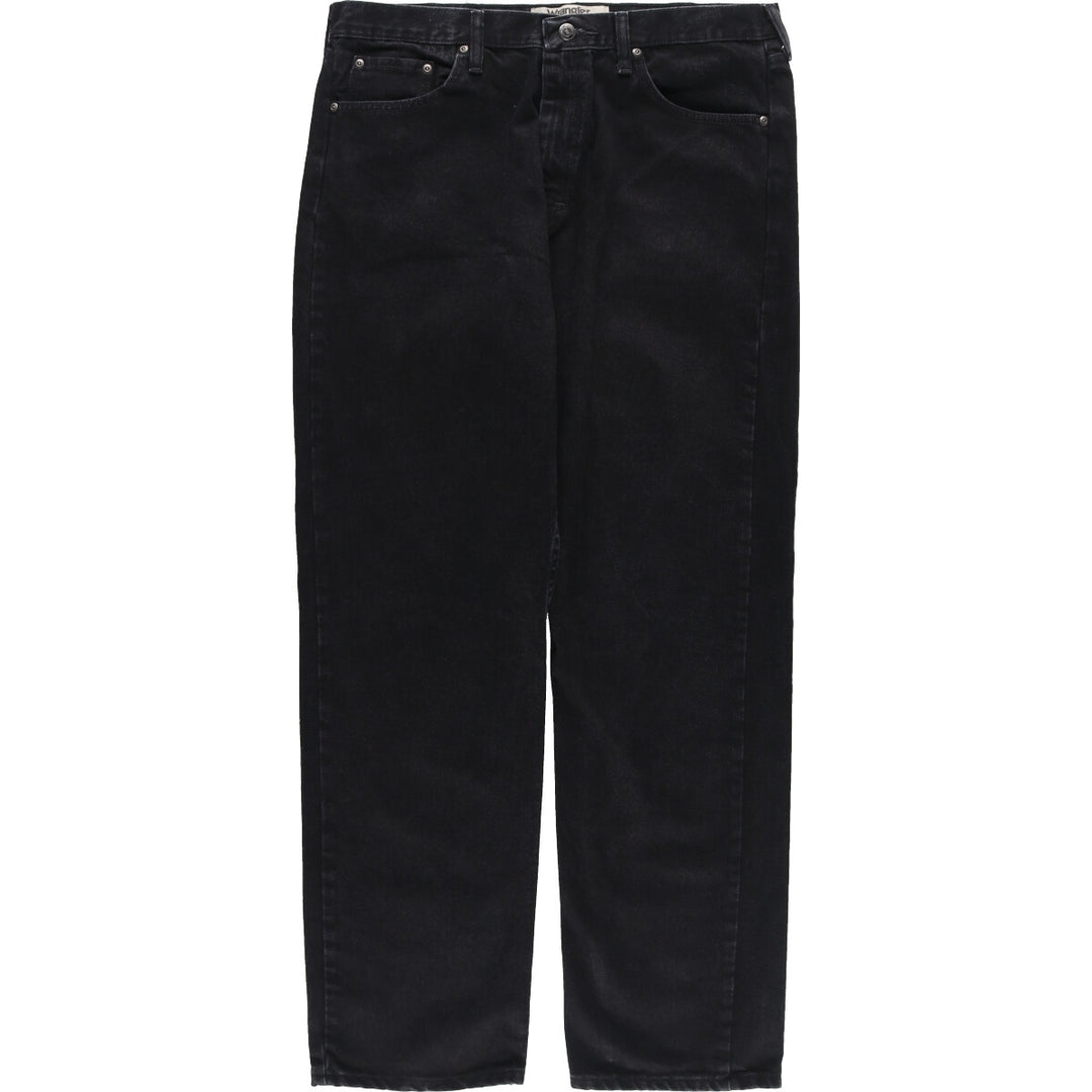 Wrangler Authentics Black Denim Straight Denim Pants Men's W37 cotton black type Vintage Second Hand