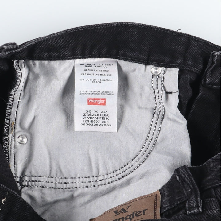 Wrangler Authentics Black Denim Straight Denim Pants Men's W37 cotton black type Vintage Second Hand