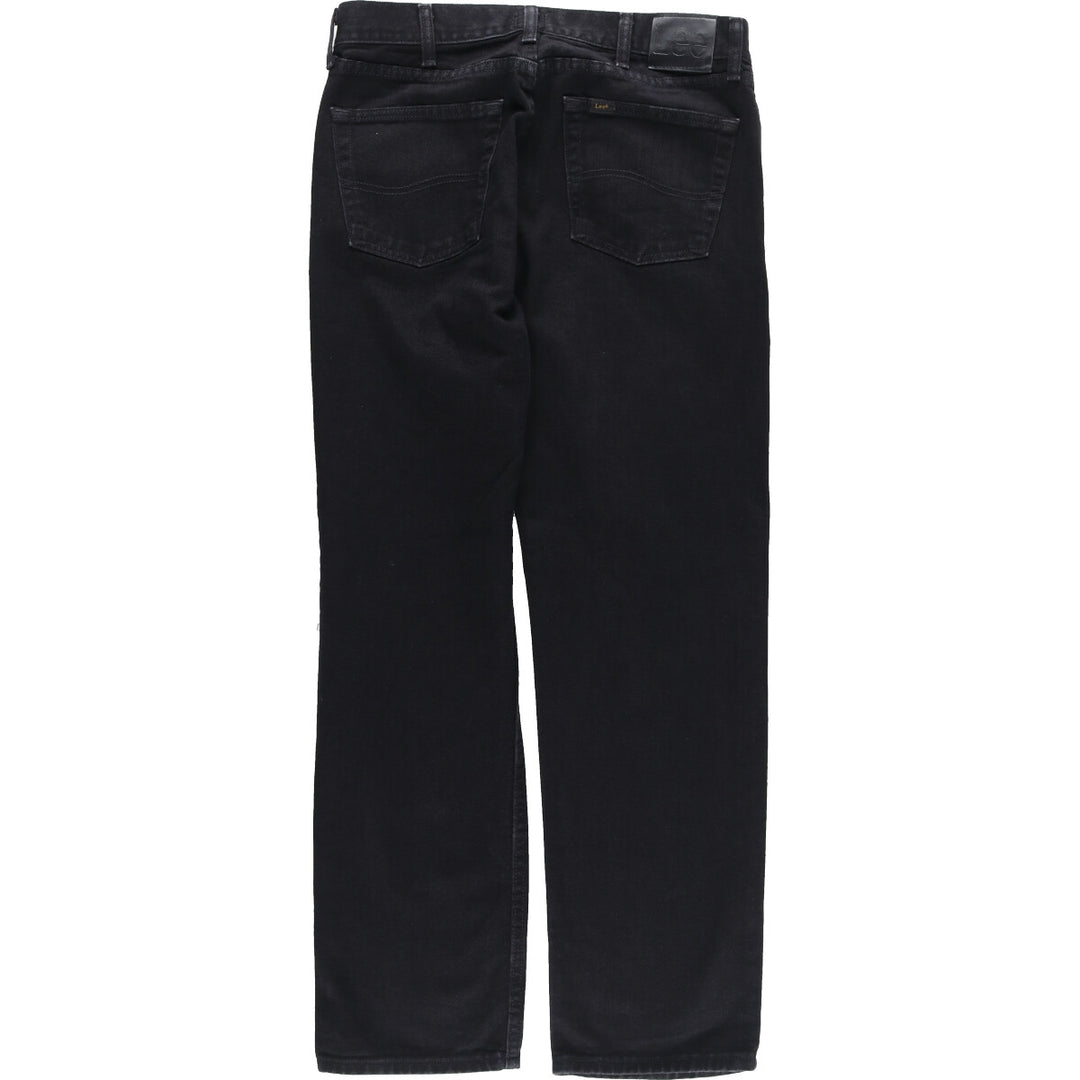 Lee REGULAR FIT Black Denim Straight Denim Pants Men's w34 /eaa460382