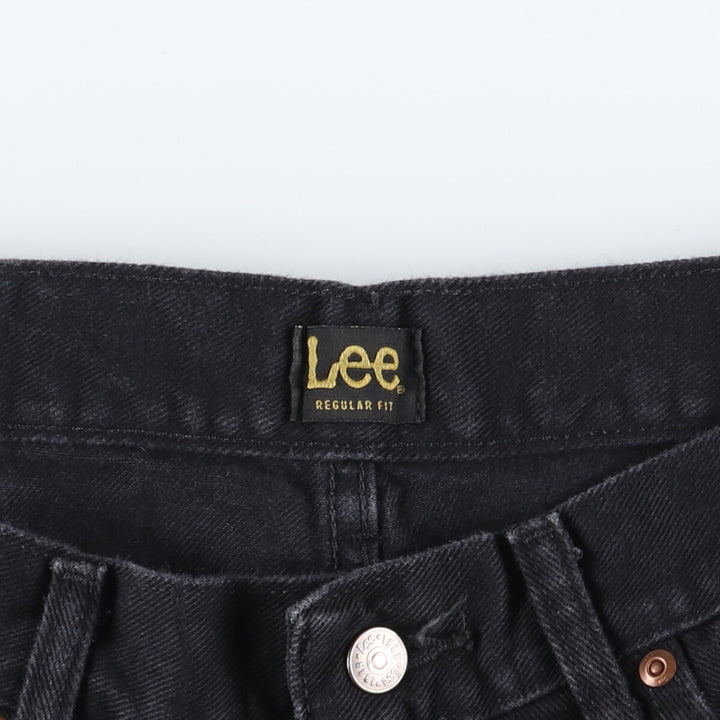 Lee REGULAR FIT Black Denim Straight Denim Pants Men's w34 /eaa460382