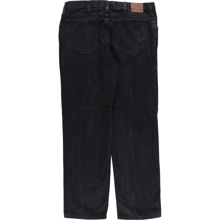 Lee REGULAR FIT Black Denim Straight Denim Pants Men's w36 /eaa460383