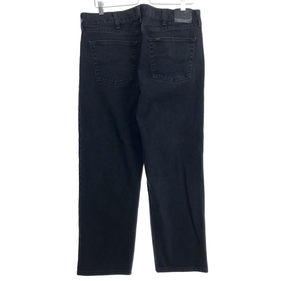 Lee REGULAR FIT Black Denim Straight Denim Pants Men's w37 cotton black type Vintage Second Hand