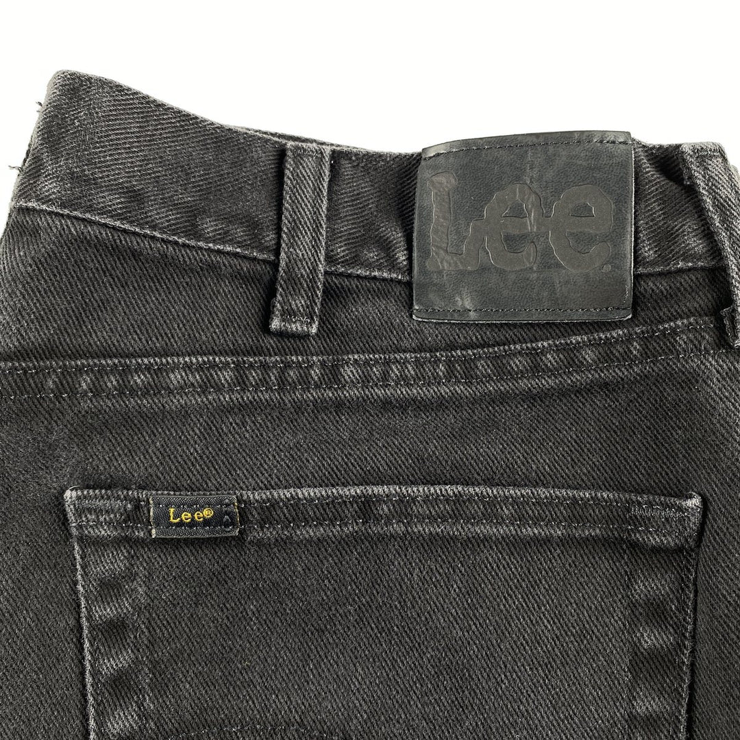 Lee REGULAR FIT Black Denim Straight Denim Pants Men's w37 cotton black type Vintage Second Hand