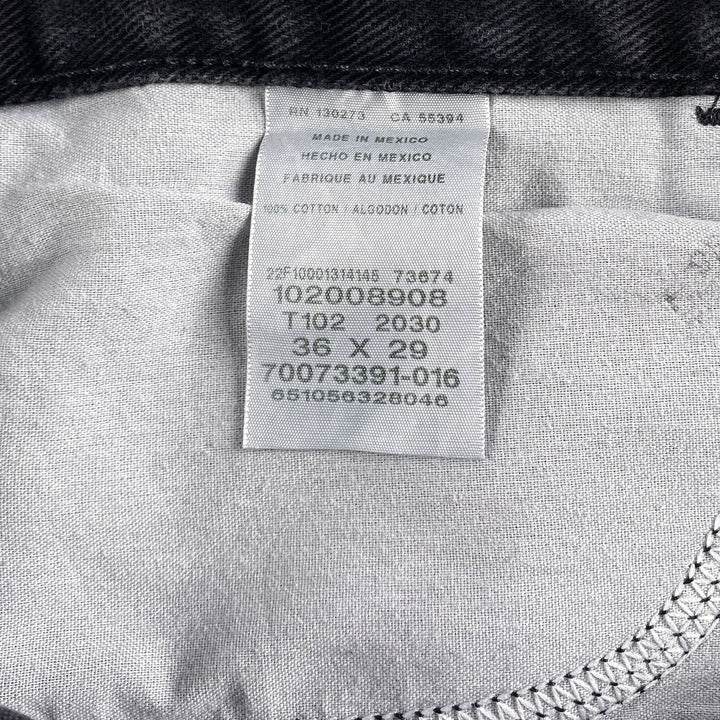 Lee REGULAR FIT Black Denim Straight Denim Pants Men's w37 cotton black type Vintage Second Hand