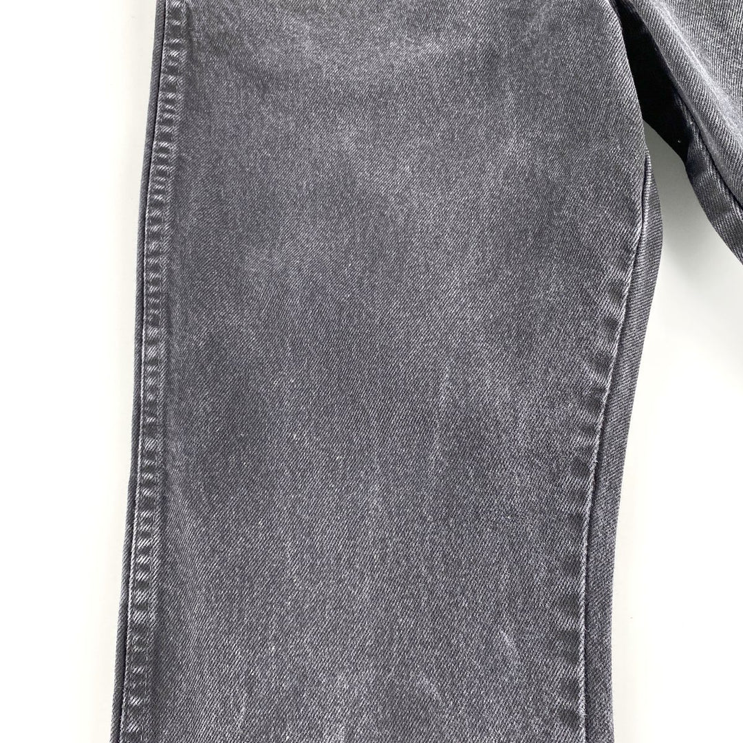 Wrangler Black Denim Straight Denim Pants Men's W33 cotton black type Vintage Second Hand