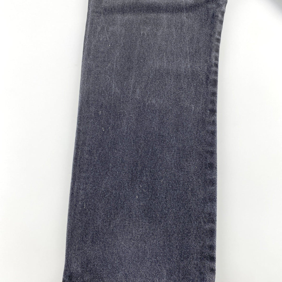 Wrangler Black Denim Straight Denim Pants Men's W33 cotton black type Vintage Second Hand