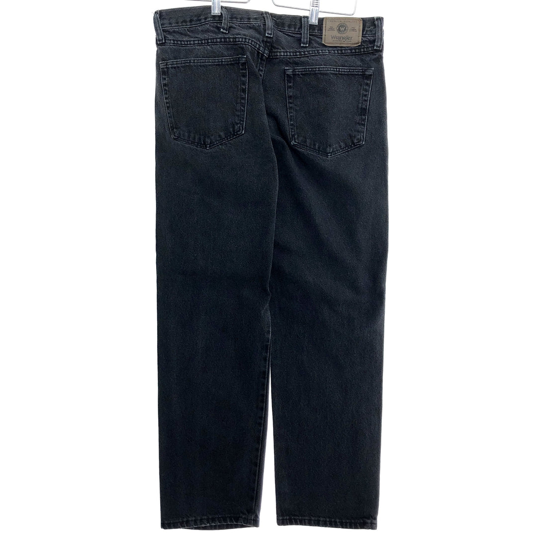 Wrangler Black Denim Tapered Denim Pants Men's W34 cotton black type Vintage Second Hand