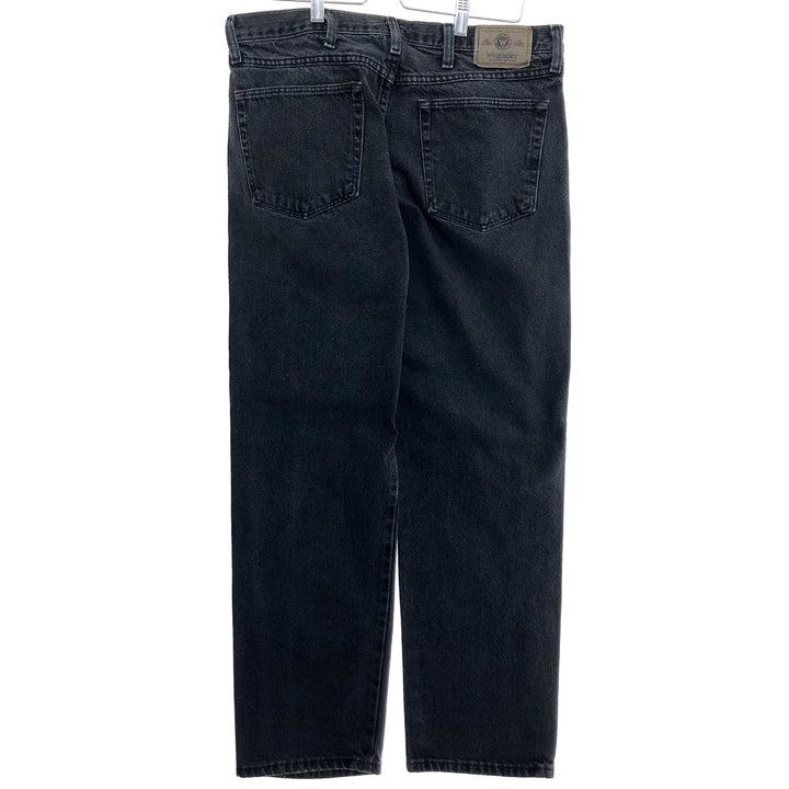 Wrangler Black Denim Tapered Denim Pants Men's W34 cotton black type Vintage Second Hand