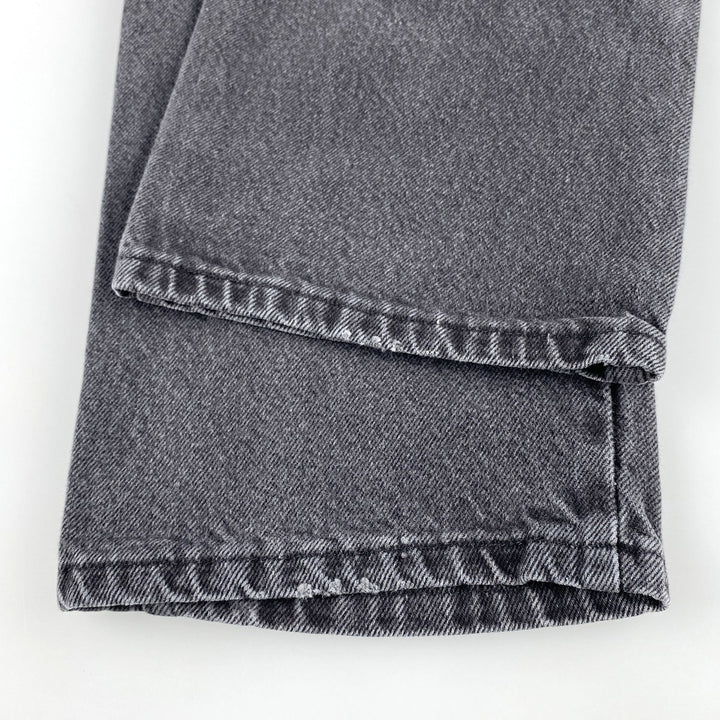 Wrangler Black Denim Tapered Denim Pants Men's W34 cotton black type Vintage Second Hand