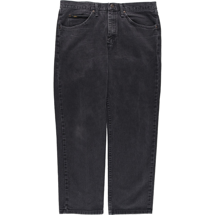 Lee REGULAR FIT Black Denim Straight Denim Pants Men's w37 cotton black type Vintage Second Hand