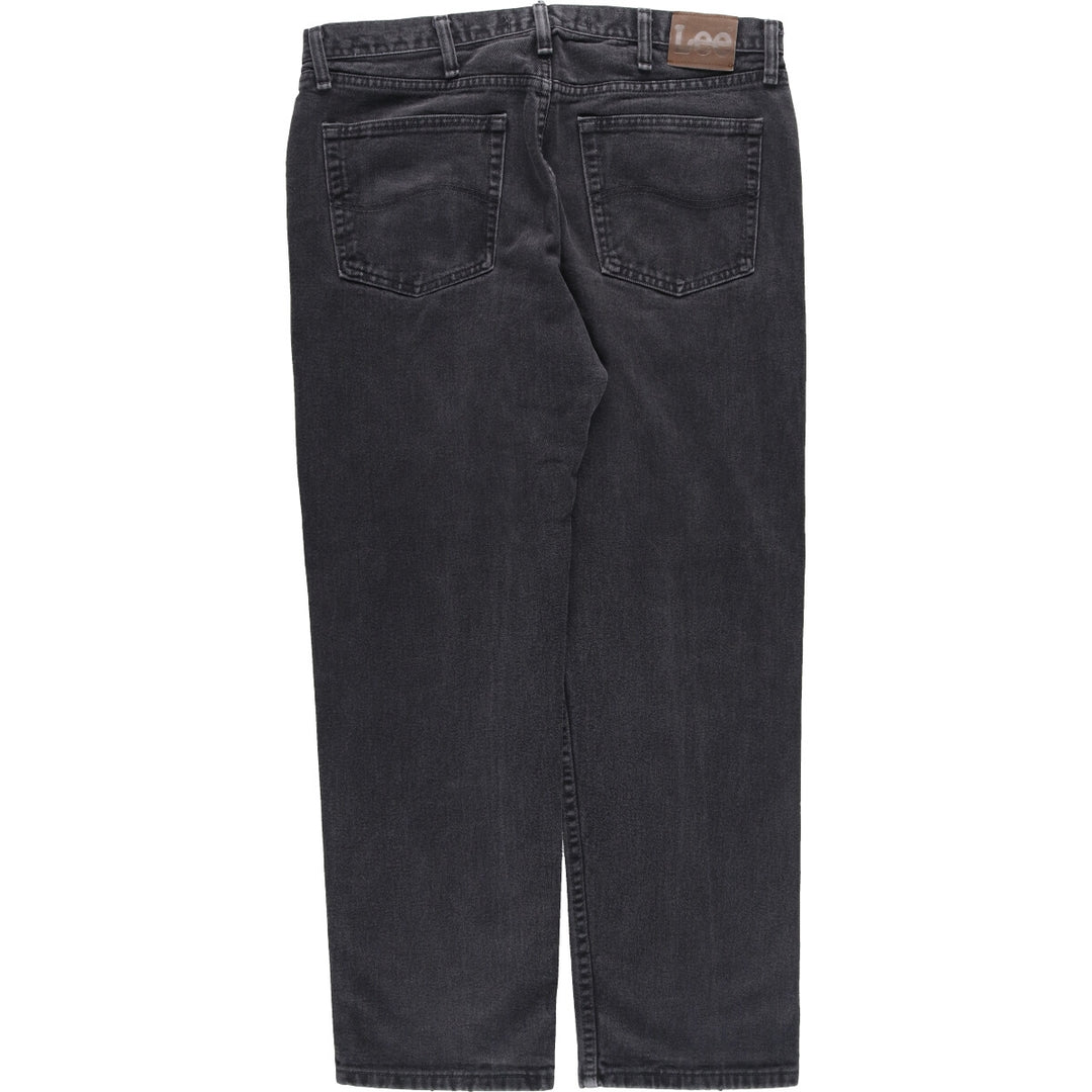 Lee REGULAR FIT Black Denim Straight Denim Pants Men's w37 cotton black type Vintage Second Hand