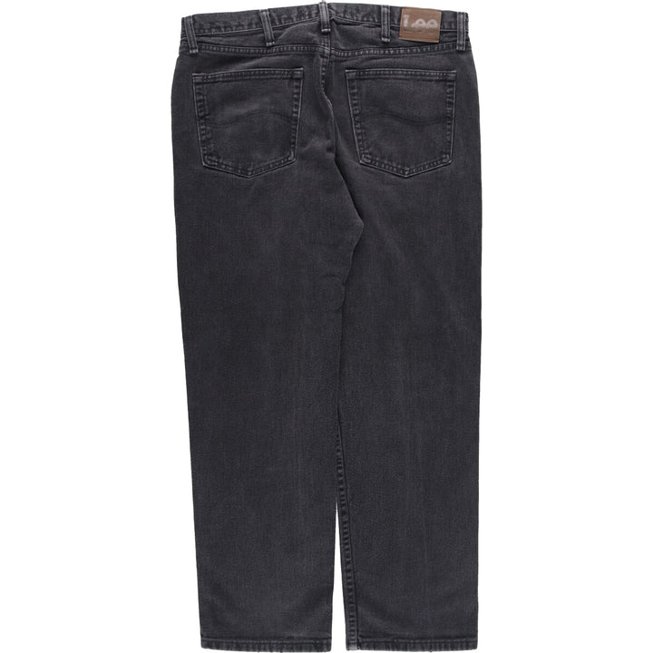 Lee REGULAR FIT Black Denim Straight Denim Pants Men's w37 cotton black type Vintage Second Hand